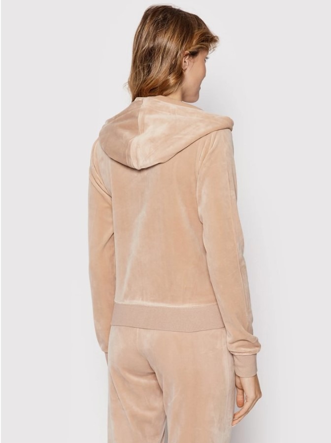 Beige cheap velour tracksuit